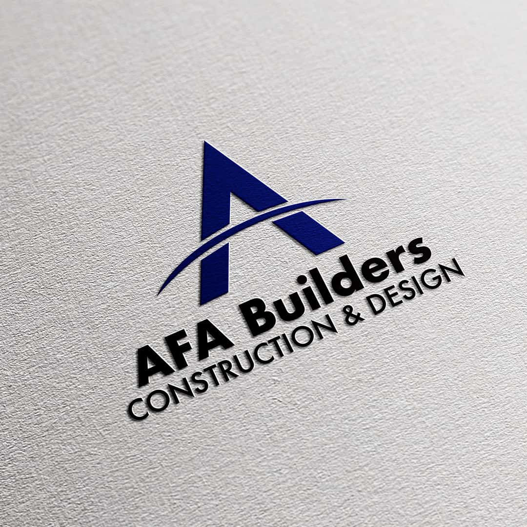 AFA Builders Logo Mockup