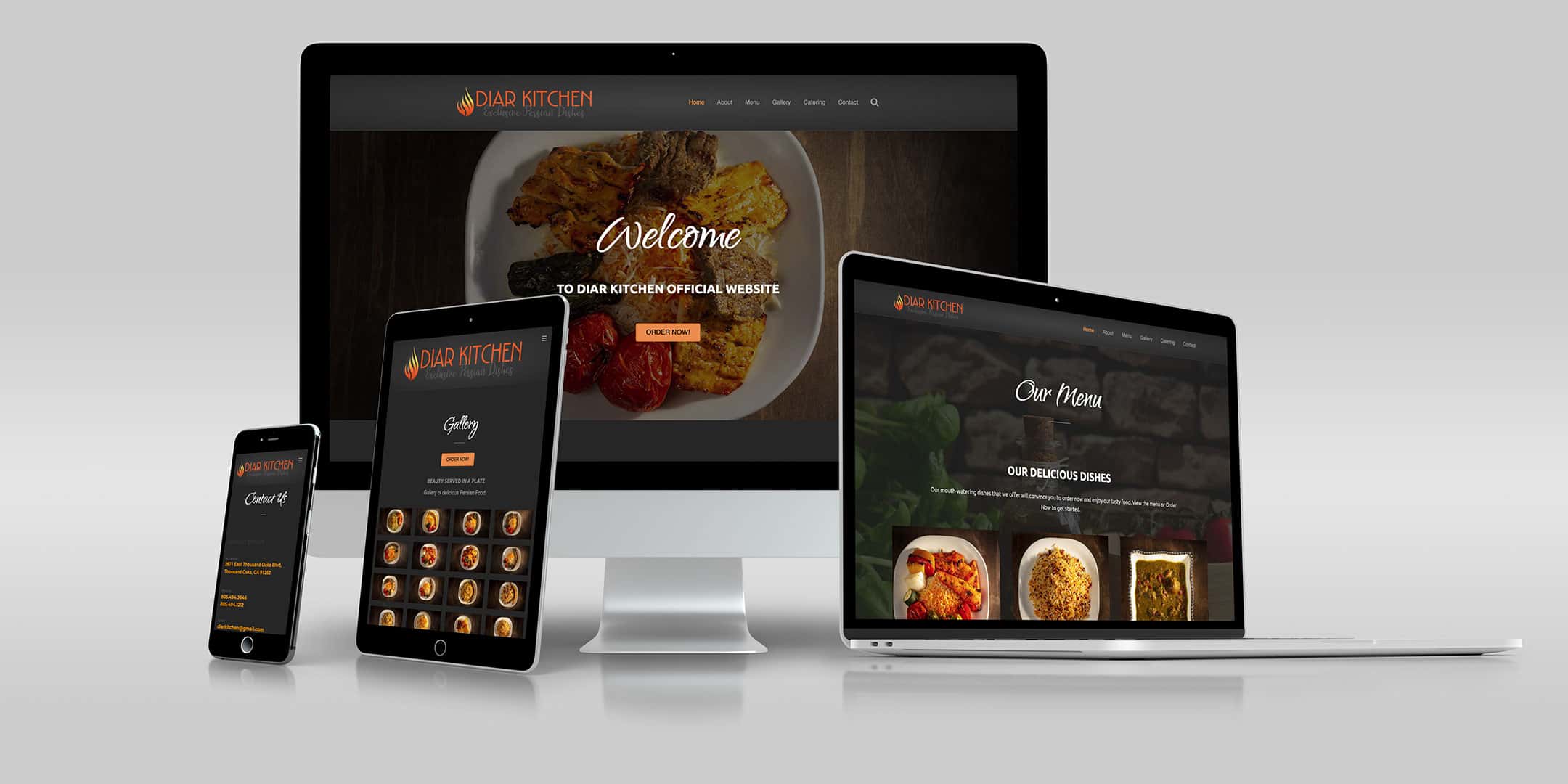 Diar Kitchen Website