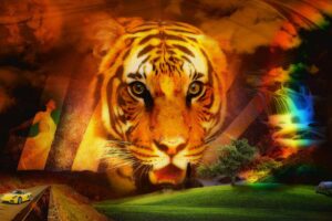 Eye Of The Tiger Digital Art