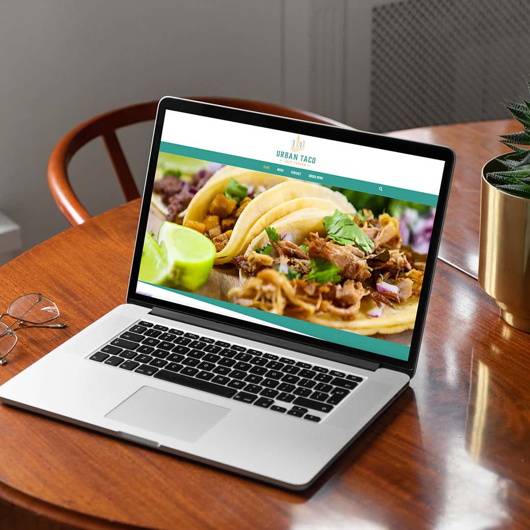 Urban Taco Website Laptop