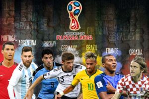 World Cup 2018 Digital Art Collage